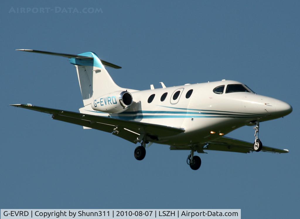 G-EVRD, 2006 Raytheon 390 Premier 1A C/N RB-172, Landing rwy 14