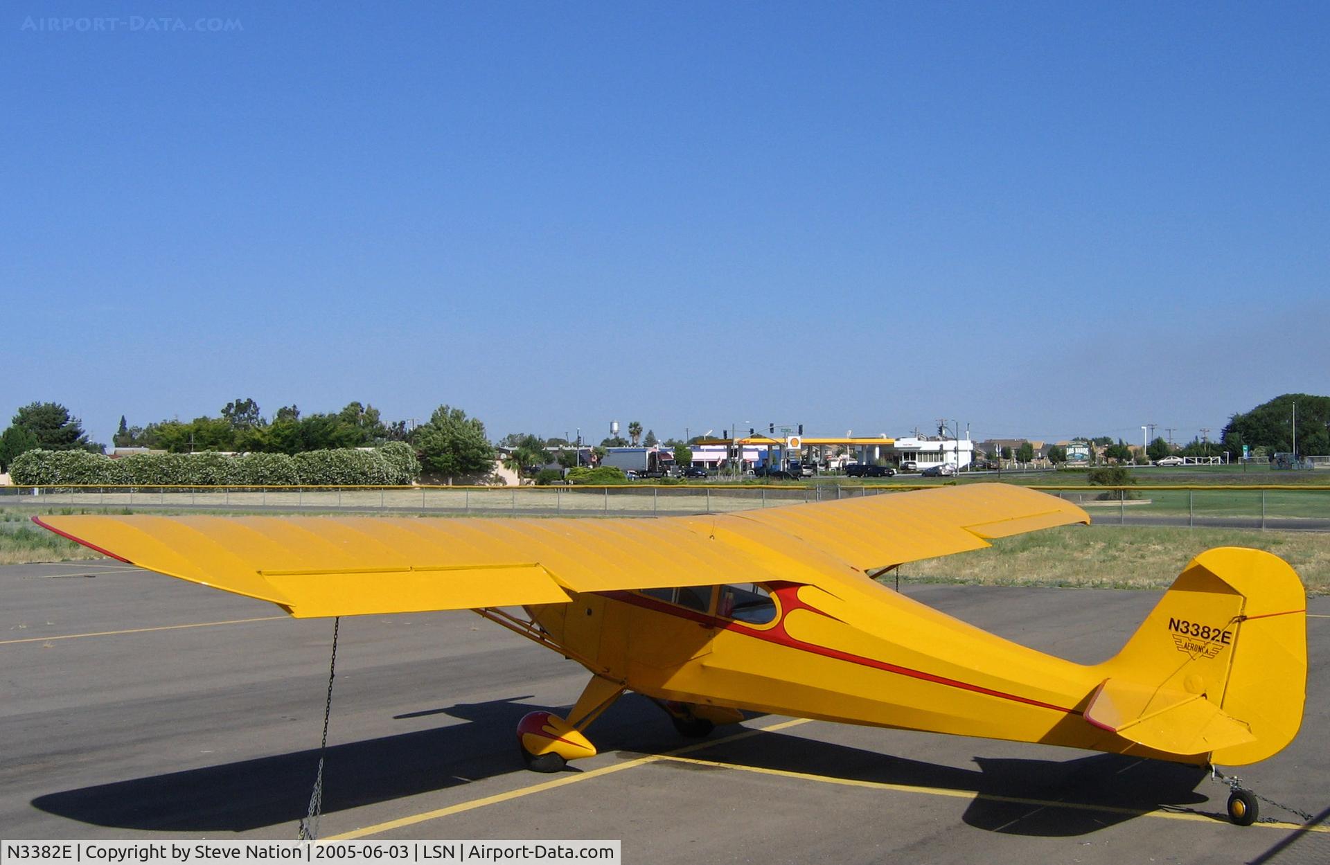 N3382E, 1947 Aeronca 11AC Chief C/N 11AC-1708, 1947 Aeronca 11AC at Los Banos, CA on a lazy June afternoon