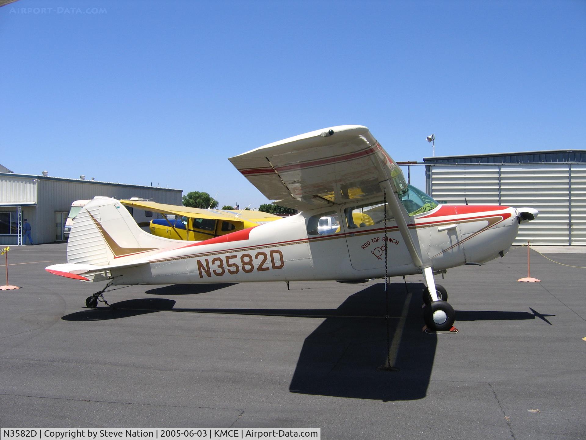 N3582D, 1956 Cessna 170B C/N 27125, Red Top Ranch 1956 Cessna 170B at 2005 Merced West Coast Antique Fly-in