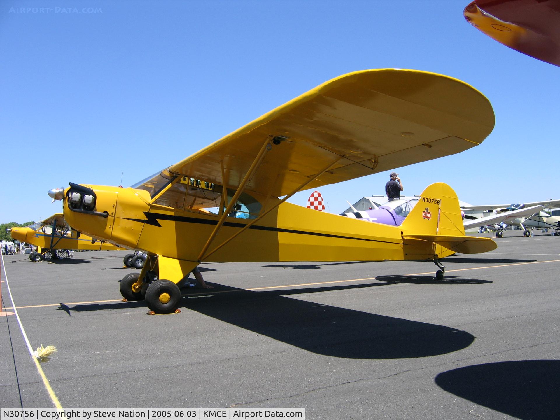 N30756, 1940 Piper J3C-65 Cub Cub C/N 5091, 1940 Piper J3C-65 Cub at 2005 Merced West Coast Antique Fly-in