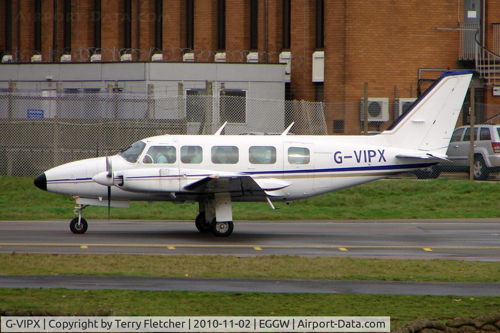 G-VIPX, 1973 Piper PA-31-350 Chieftain C/N 31-7305006, Prestige's Piper Chieftan at Luton