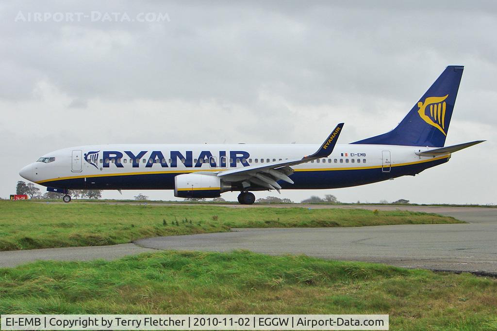EI-EMB, 2010 Boeing 737-8AS C/N 38511, Ryanair 2010 Boeing 737-8AS, c/n: 38511 at Luton