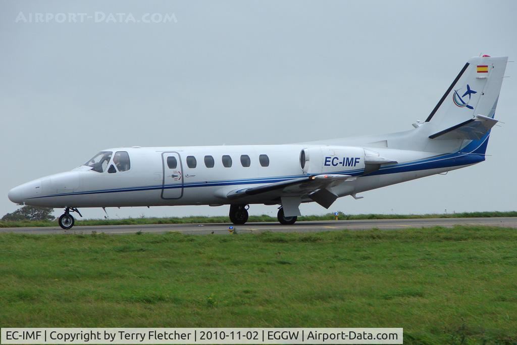 EC-IMF, 1982 Cessna 550 Citation II C/N 550-0443, Spanish Citation C550 at Luton