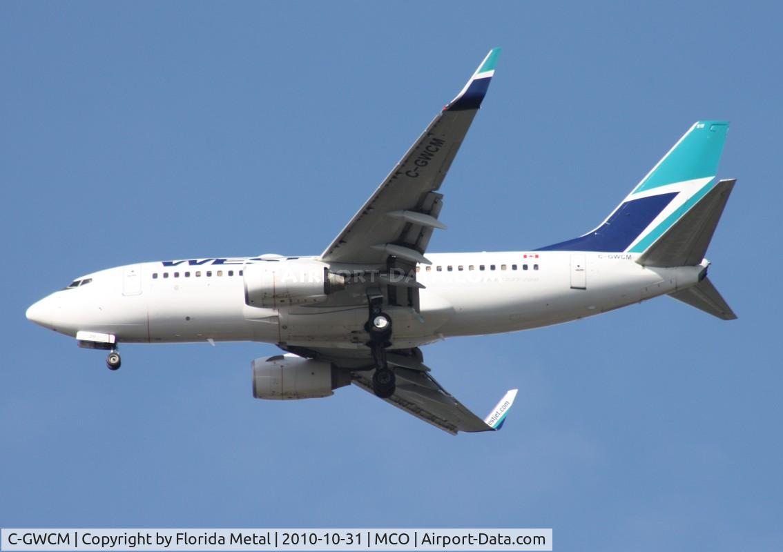 C-GWCM, 2003 Boeing 737-7CT C/N 32756, West Jet 737-700
