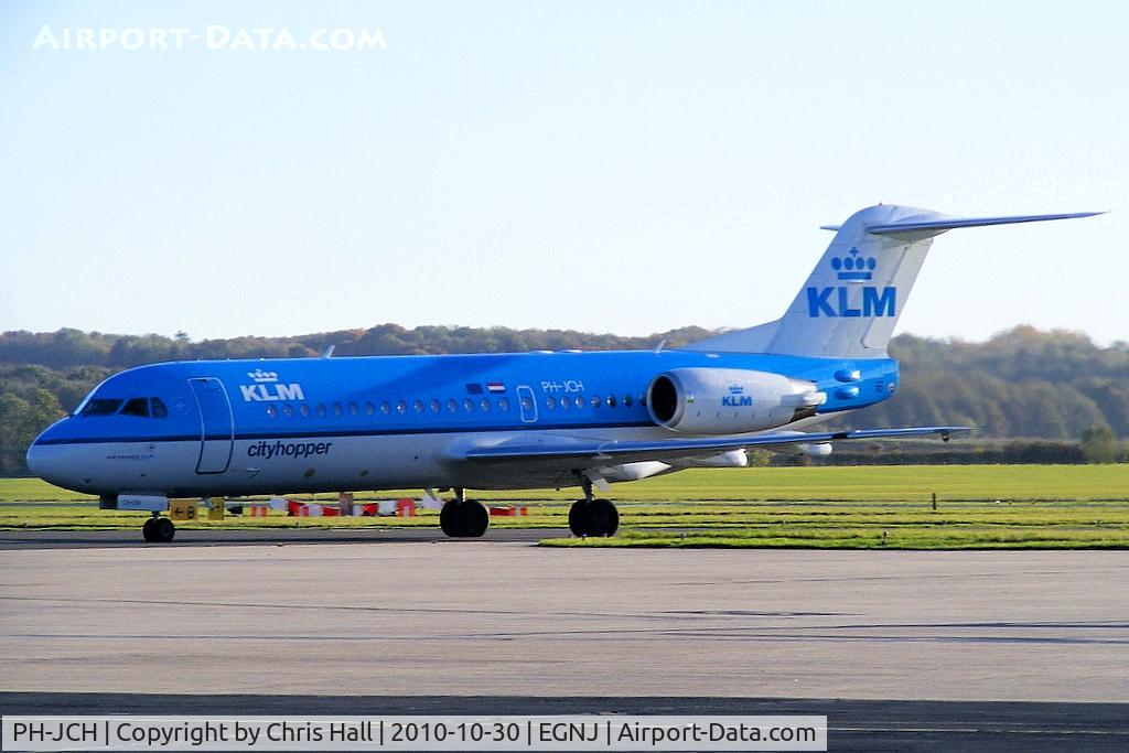 PH-JCH, 1994 Fokker 70 (F-28-0070) C/N 11528, KLM Cityhopper