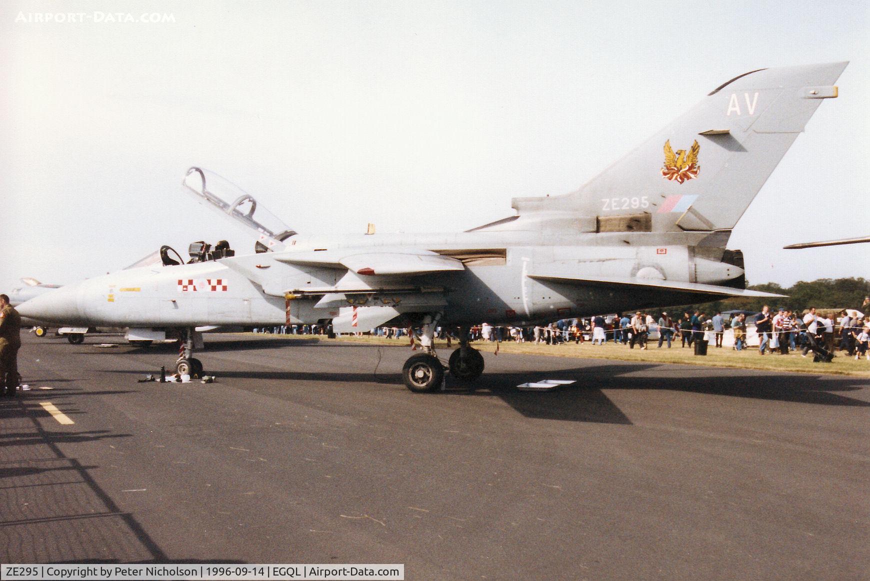 ZE295, 1987 Panavia Tornado F.3 C/N AS040/633/3283, Tornado F.3 of 56[Reserve] Squadron on display at the 1996 RAF Leuchars Airshow.