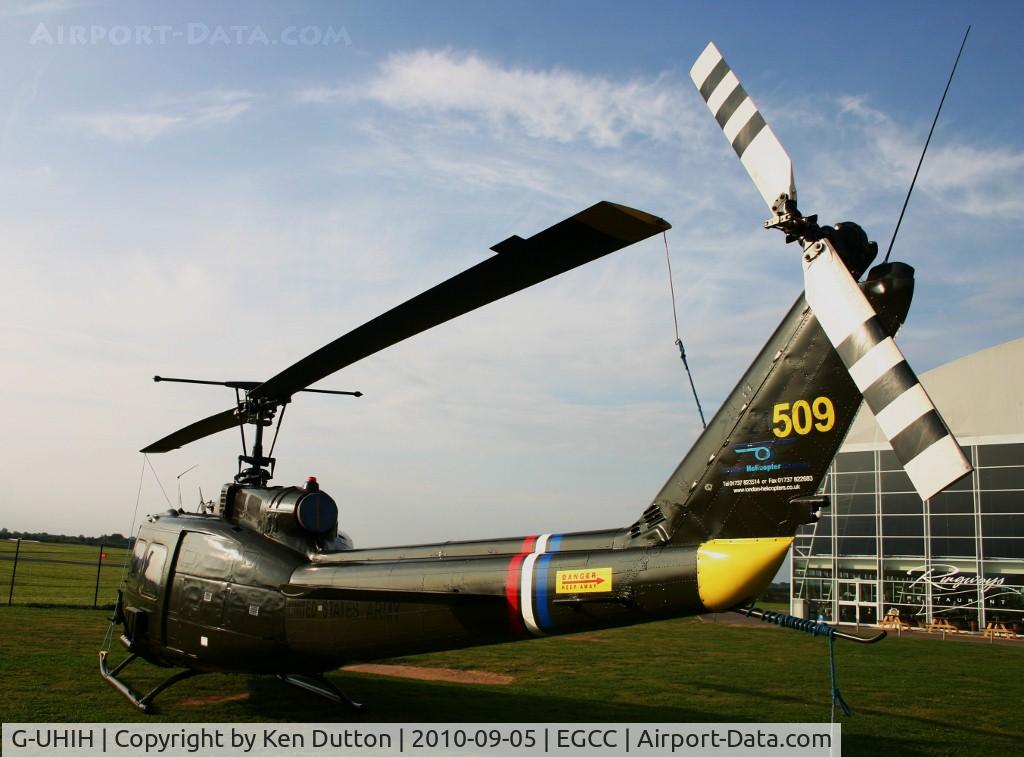 G-UHIH, 1972 Bell UH-1H Iroquois C/N 13208, 72-21509 Manchester Airport