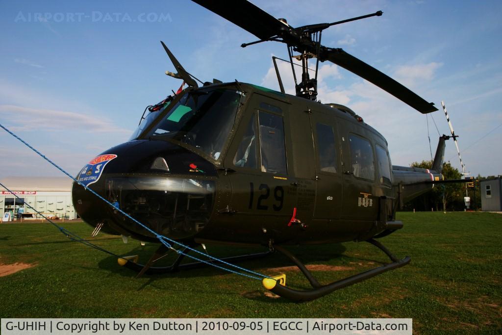 G-UHIH, 1972 Bell UH-1H Iroquois C/N 13208, 72-21509 Manchester Airport