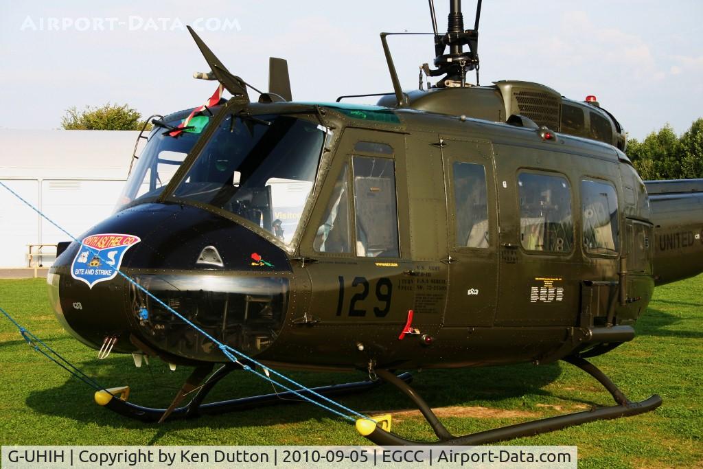 G-UHIH, 1972 Bell UH-1H Iroquois C/N 13208, 72-21509 Manchester Airport