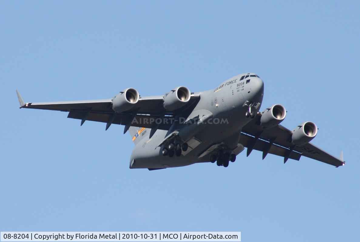 08-8204, 2008 Boeing C-17A Globemaster III C/N P-204, C-17A