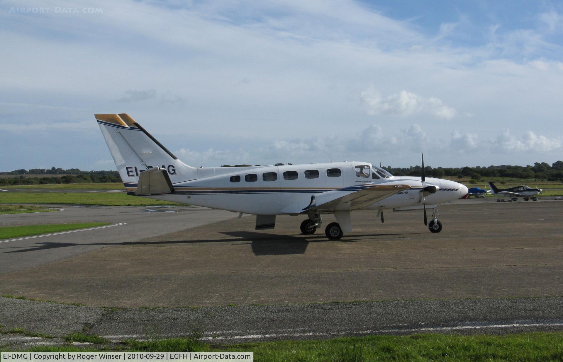 EI-DMG, 1980 Cessna 441 Conquest II C/N 441-0165, Cessna Conquest 11 operated by Dawn Meats Group. A regular visitor to the airport.