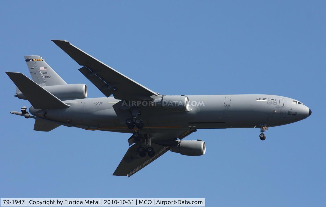 79-1947, 1982 McDonnell Douglas KC-10A Extender C/N 48207, KC-10A