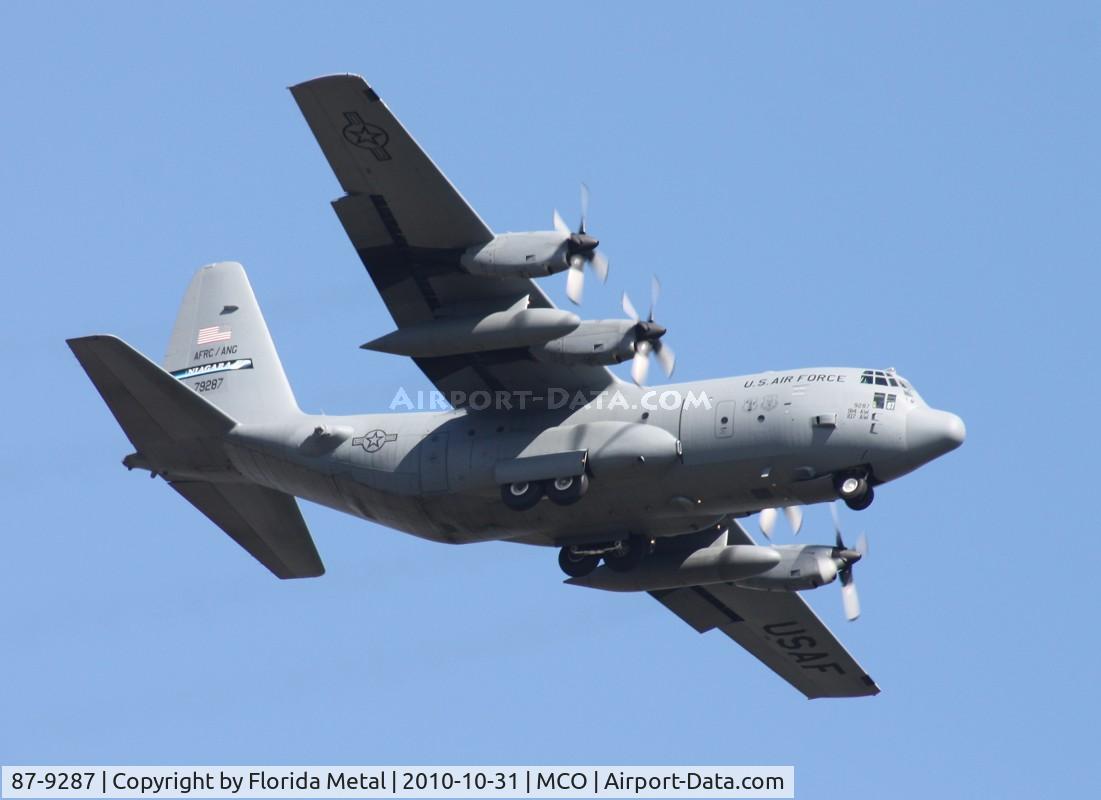 87-9287, 1987 Lockheed C-130H Hercules C/N 382-5128, C-130H