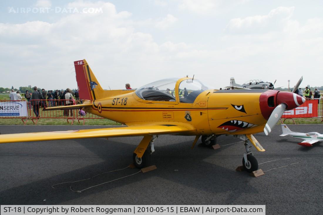 ST-18, SIAI-Marchetti SF-260M C/N 10-18, Fly in.Belgian Air Force.