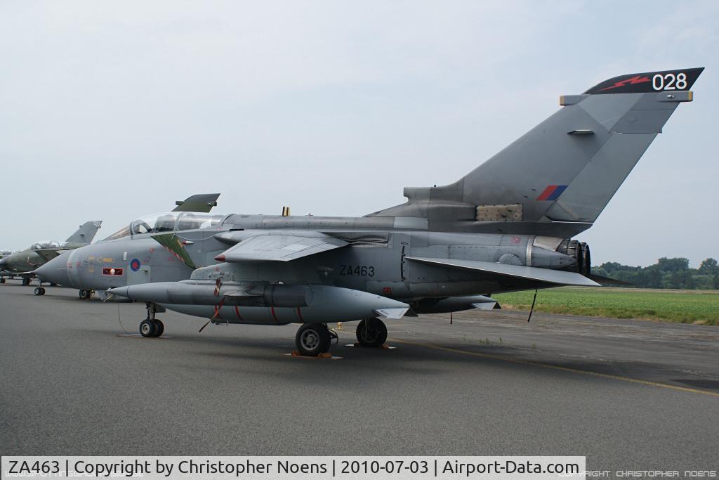 ZA463, 1983 Panavia Tornado GR.4 C/N 273/BS093/3129, The tornado at Beauvechain Airshow 2010