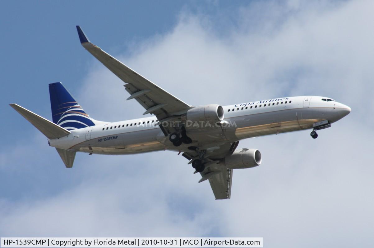 HP-1539CMP, 2010 Boeing 737-8V3 C/N 29667, Copa 737-800