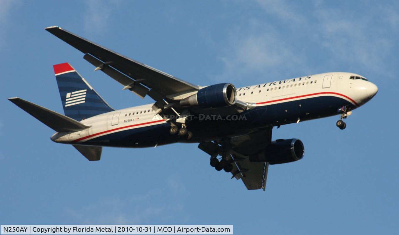 N250AY, 1988 Boeing 767-201 C/N 23902, US Airways 767-200