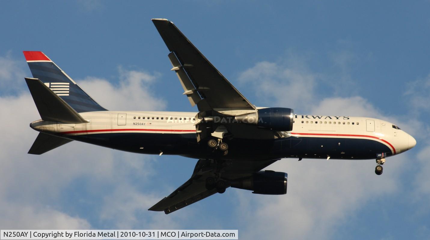 N250AY, 1988 Boeing 767-201 C/N 23902, US Airways 767-200
