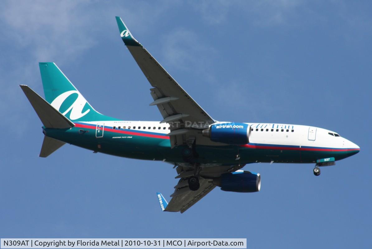 N309AT, 2006 Boeing 737-7BD C/N 33929, Air Tran 737