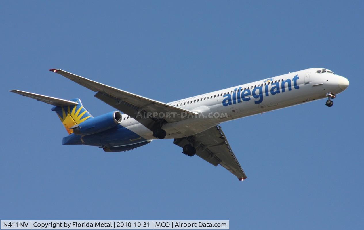 N411NV, 1992 McDonnell Douglas MD-82 (DC-9-82) C/N 53245, Allegiant MD-82