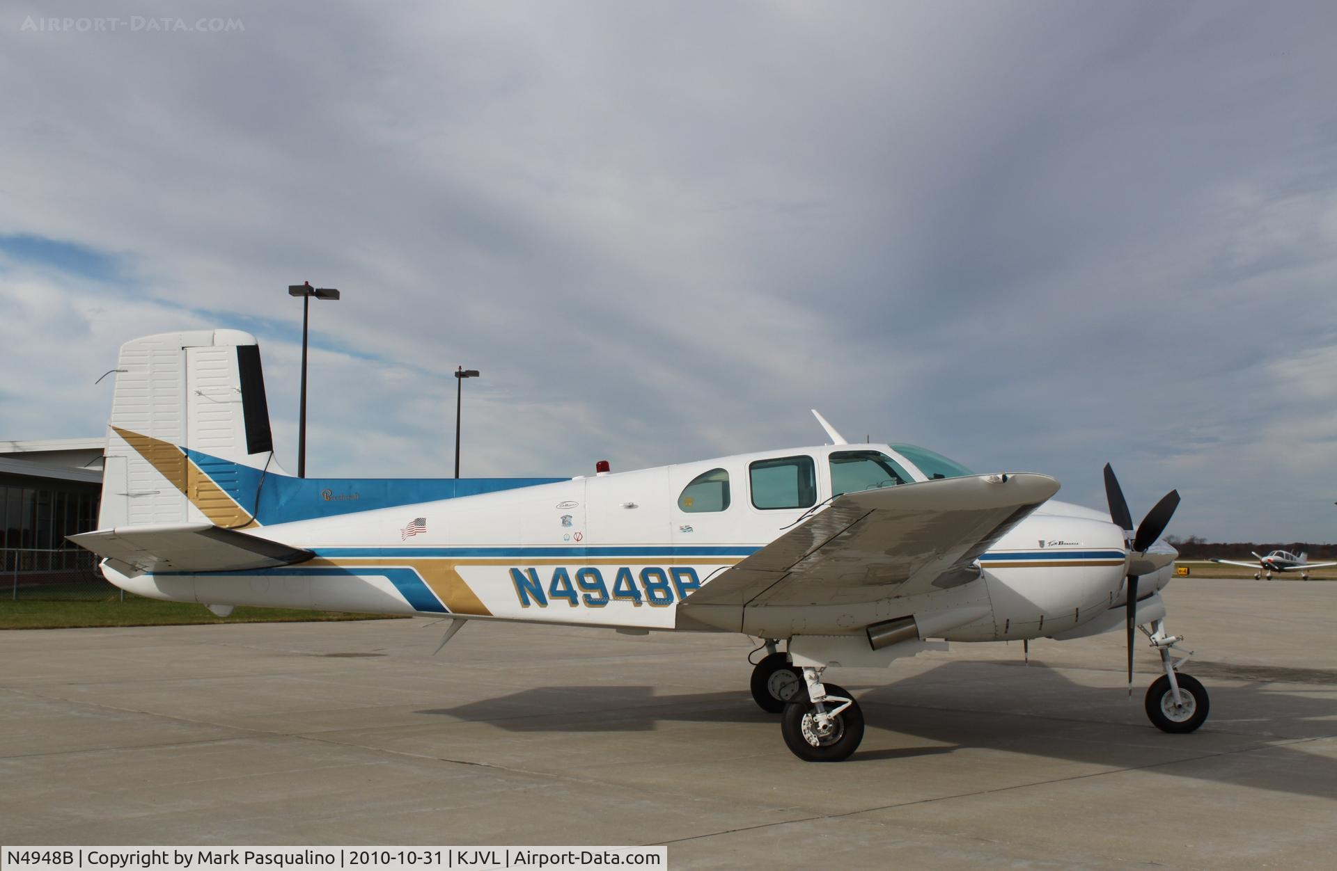 N4948B, 1955 Beech D50 Twin Bonanza C/N DH-4, Beech D50