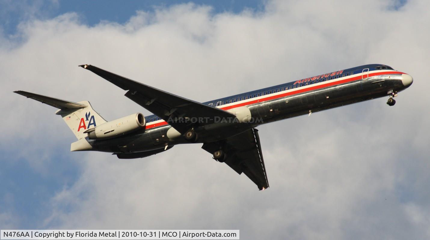 N476AA, 1988 McDonnell Douglas MD-82 (DC-9-82) C/N 49651, American MD-82