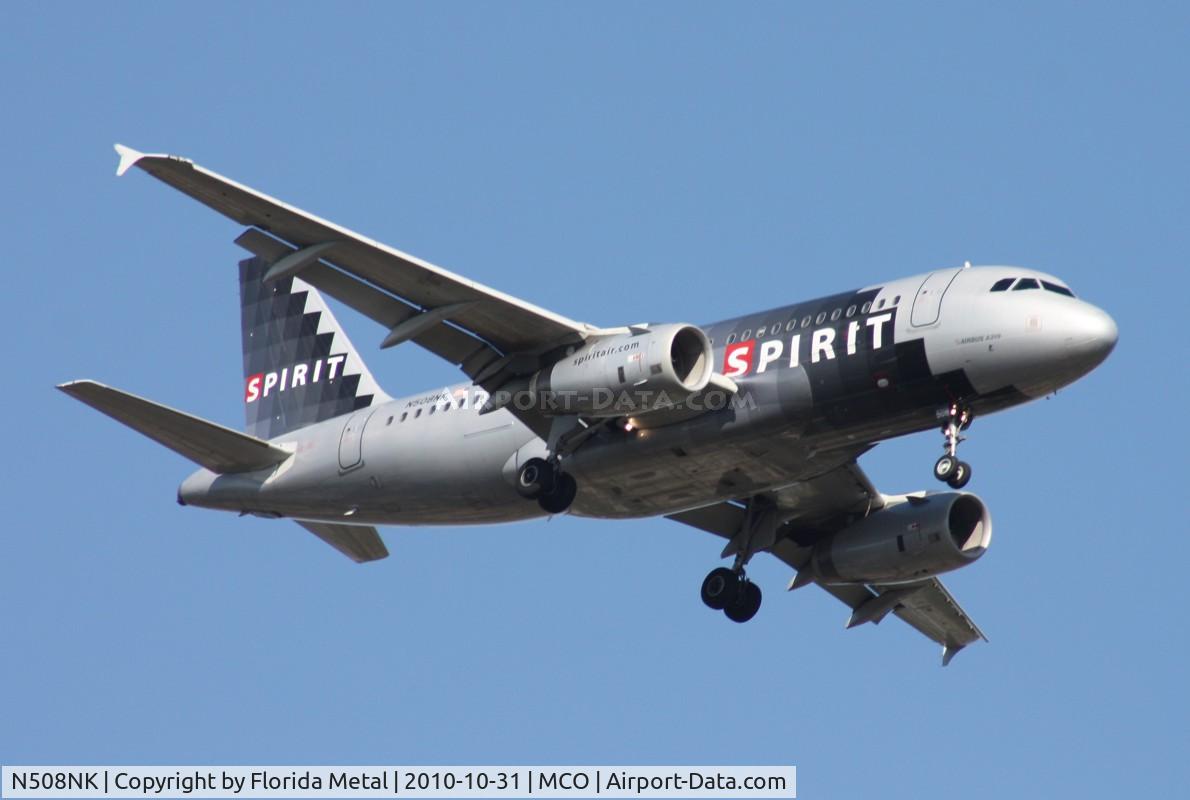 N508NK, 2005 Airbus A319-132 C/N 2567, Spirit A319