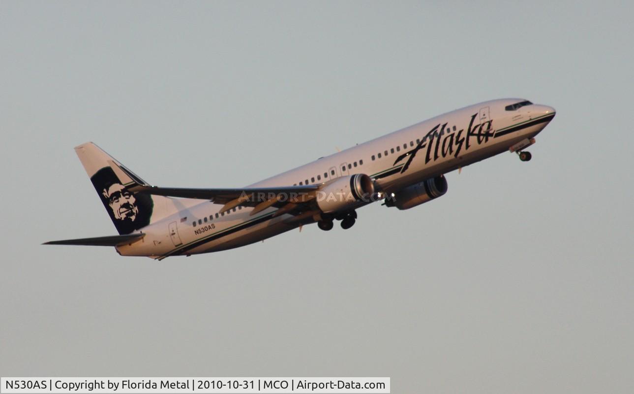 N530AS, 2010 Boeing 737-890 C/N 36578, Alaska 737-800