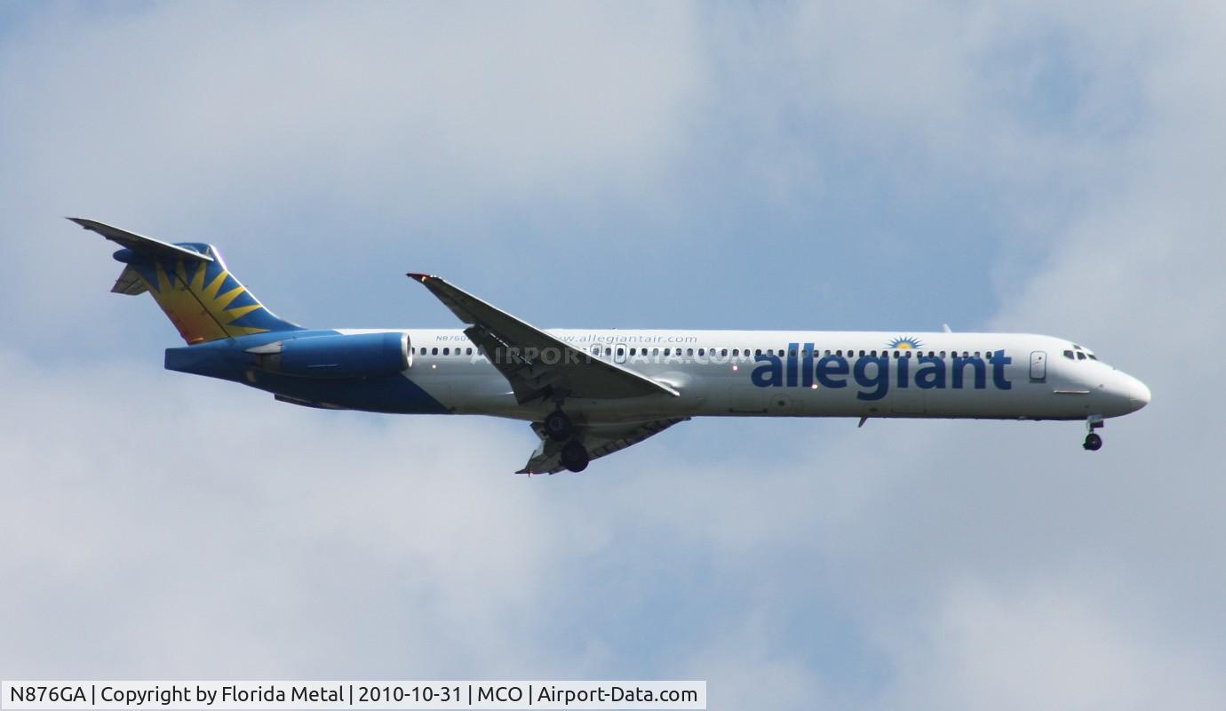 N876GA, 1995 McDonnell Douglas MD-83 (DC-9-83) C/N 53469, Allegiant MD83