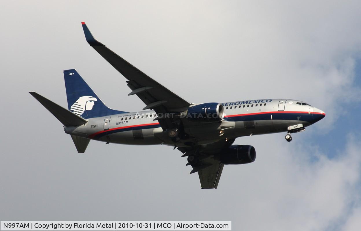 N997AM, 2002 Boeing 737-76Q C/N 30283, Aeromexico