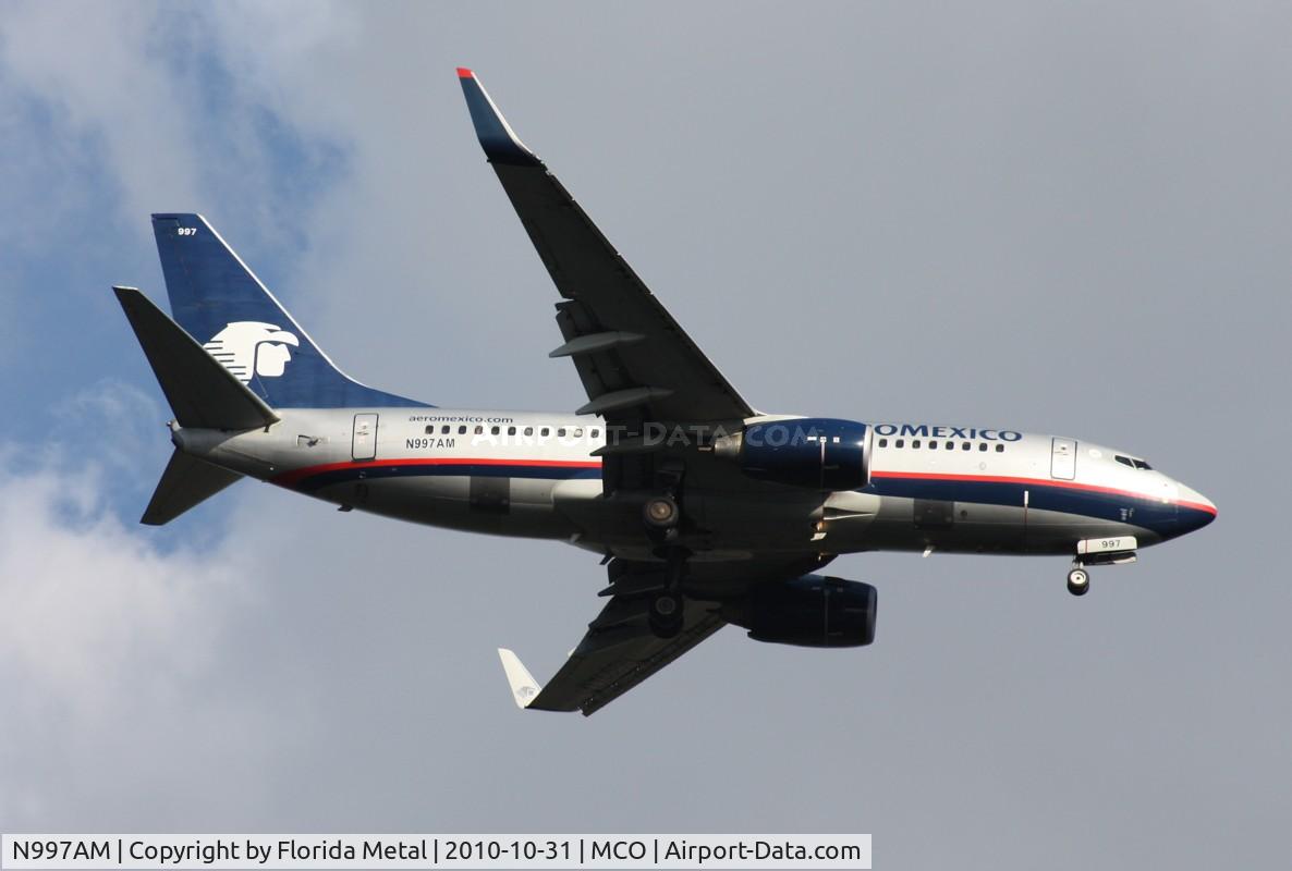 N997AM, 2002 Boeing 737-76Q C/N 30283, Aeromexico 737