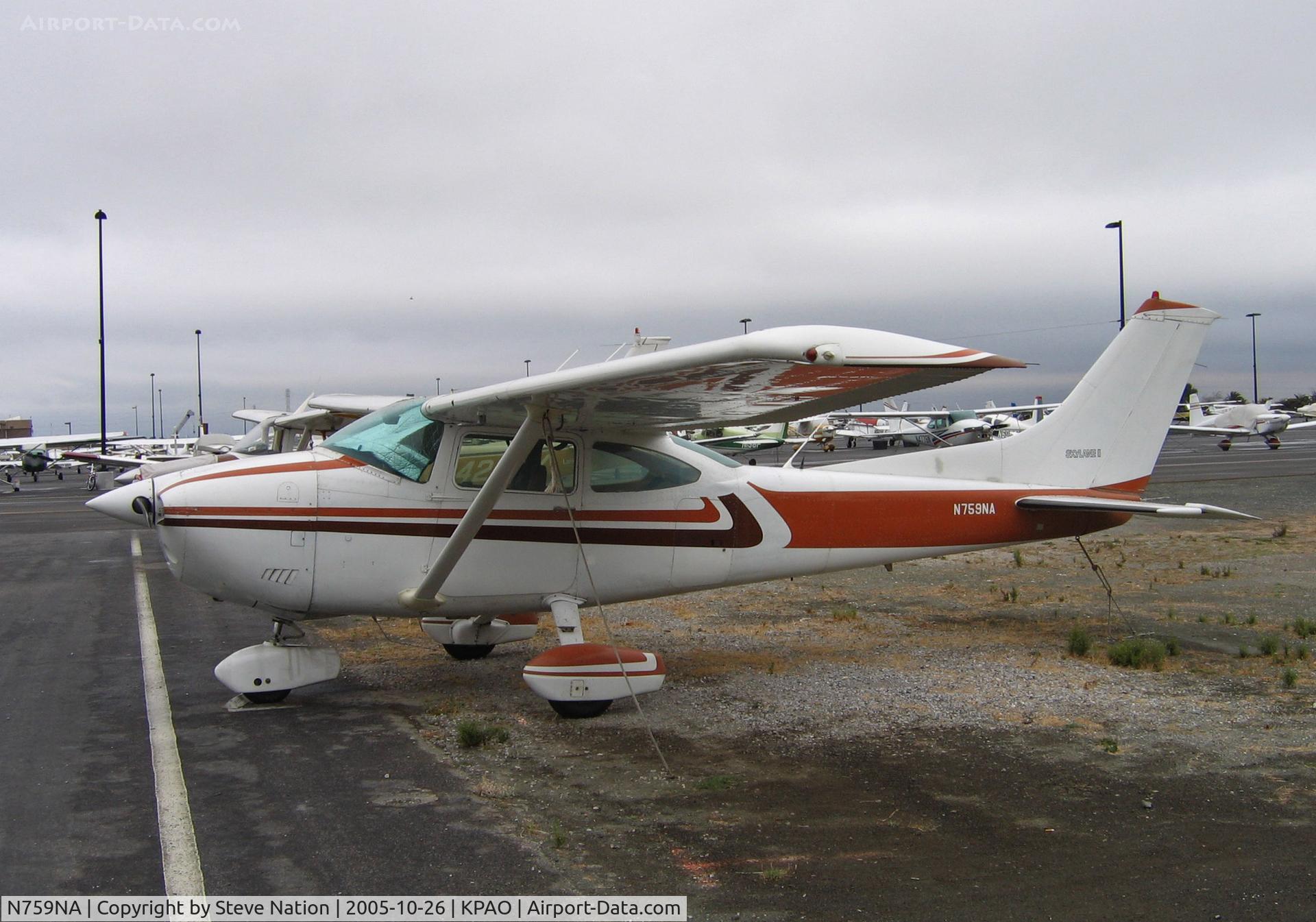 N759NA, 1977 Cessna 182Q Skylane C/N 18266116, 1977 Cessna 182Q @ Palo Alto, CA