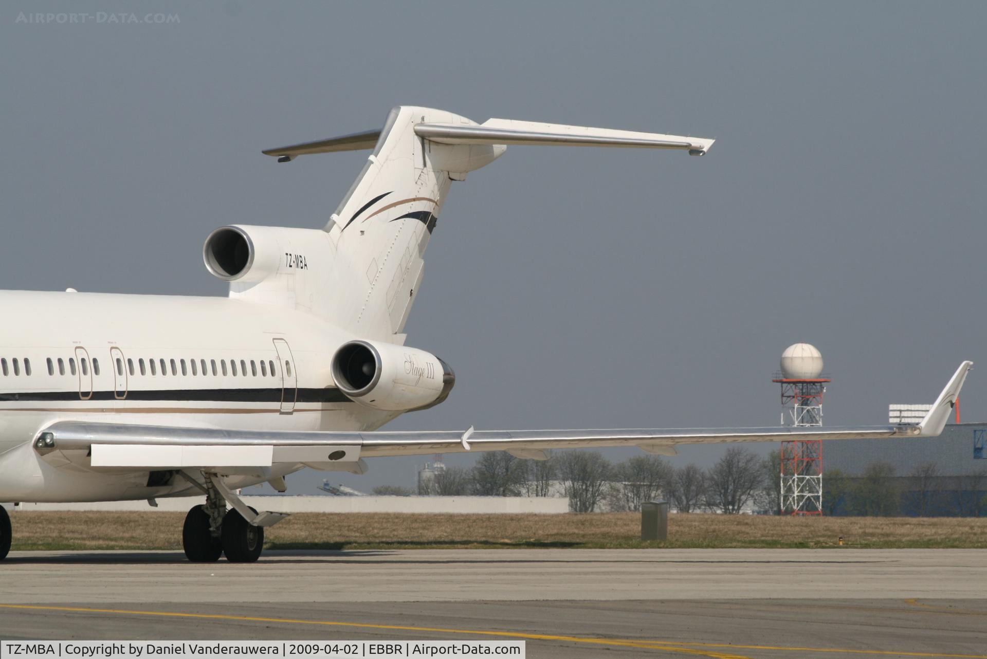TZ-MBA, 1980 Boeing 727-2K5 C/N 21853, Parked on G.A. apron