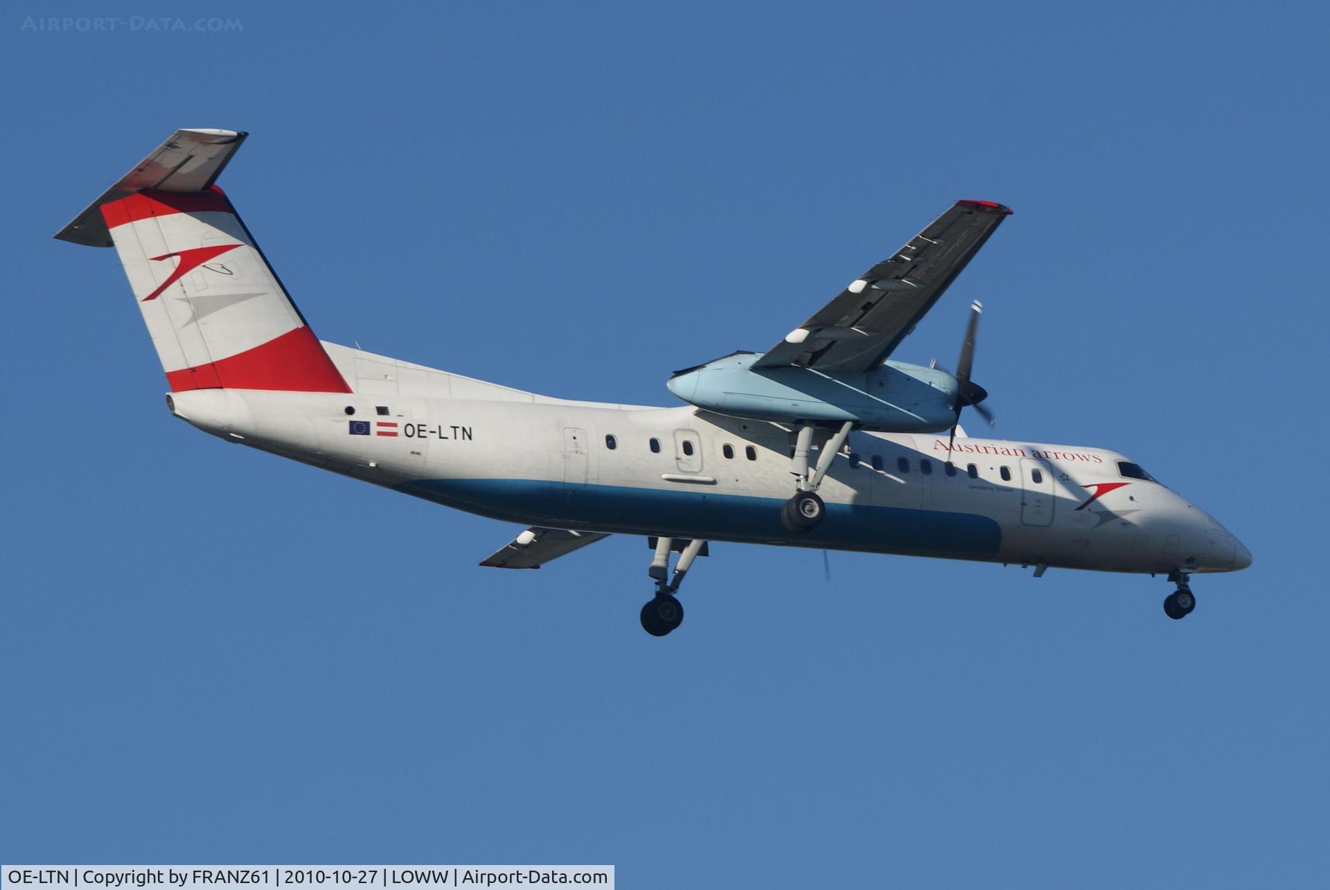 OE-LTN, 1998 De Havilland Canada DHC-8-314Q Dash 8 C/N 531, Austrian Arrows
Ab 1.11.2010 ausser Betrieb