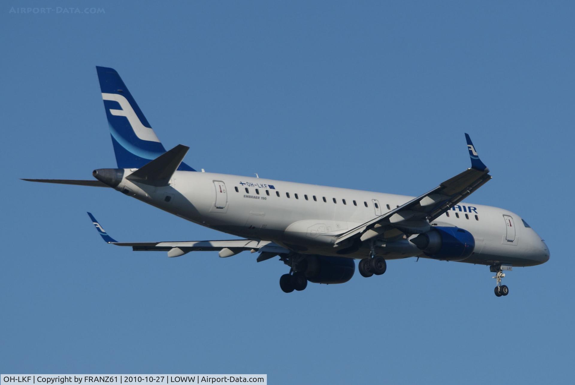 OH-LKF, 2007 Embraer 190LR (ERJ-190-100LR) C/N 19000066, Finnair