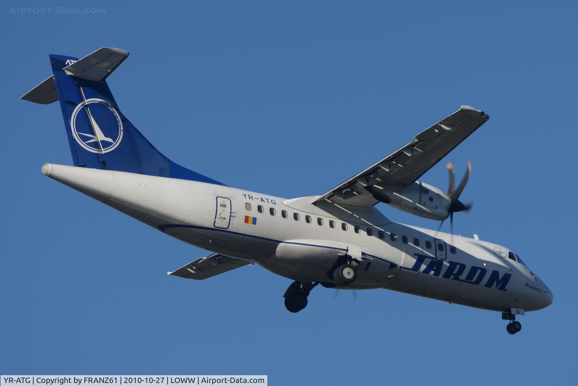 YR-ATG, 1999 ATR 42-500 C/N 605, Tarom