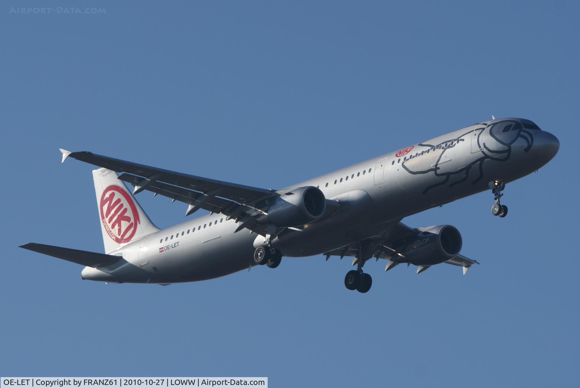 OE-LET, 2009 Airbus A321-211 C/N 3830, Niki