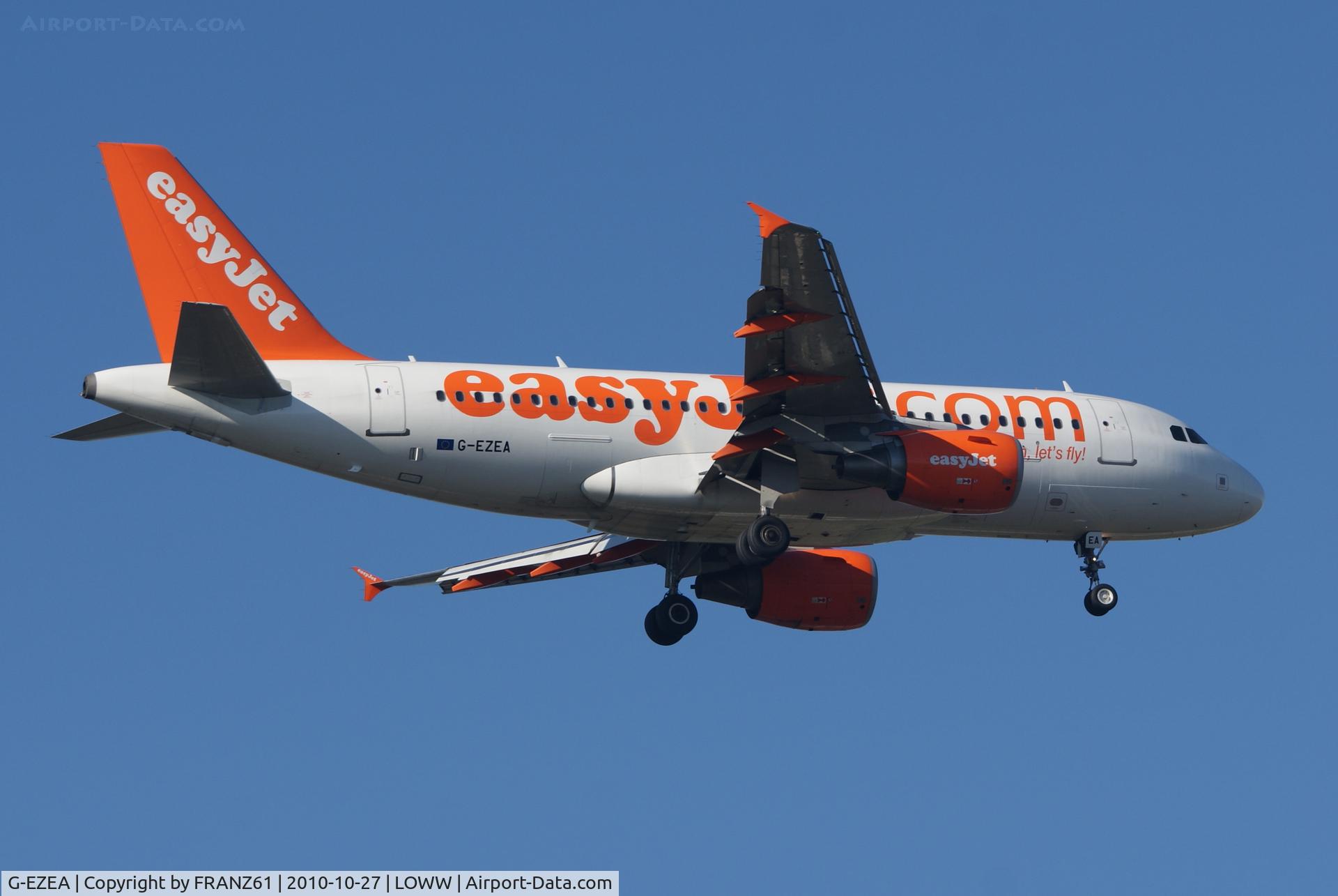 G-EZEA, 2003 Airbus A319-111 C/N 2119, Easy Jet