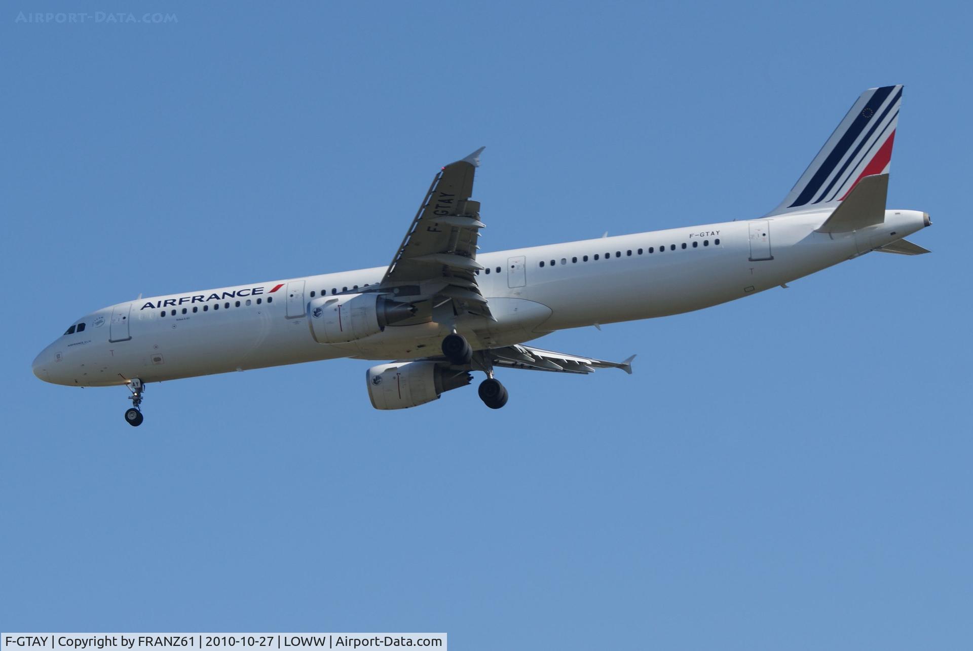 F-GTAY, 2010 Airbus A321-212 C/N 4251, Air France