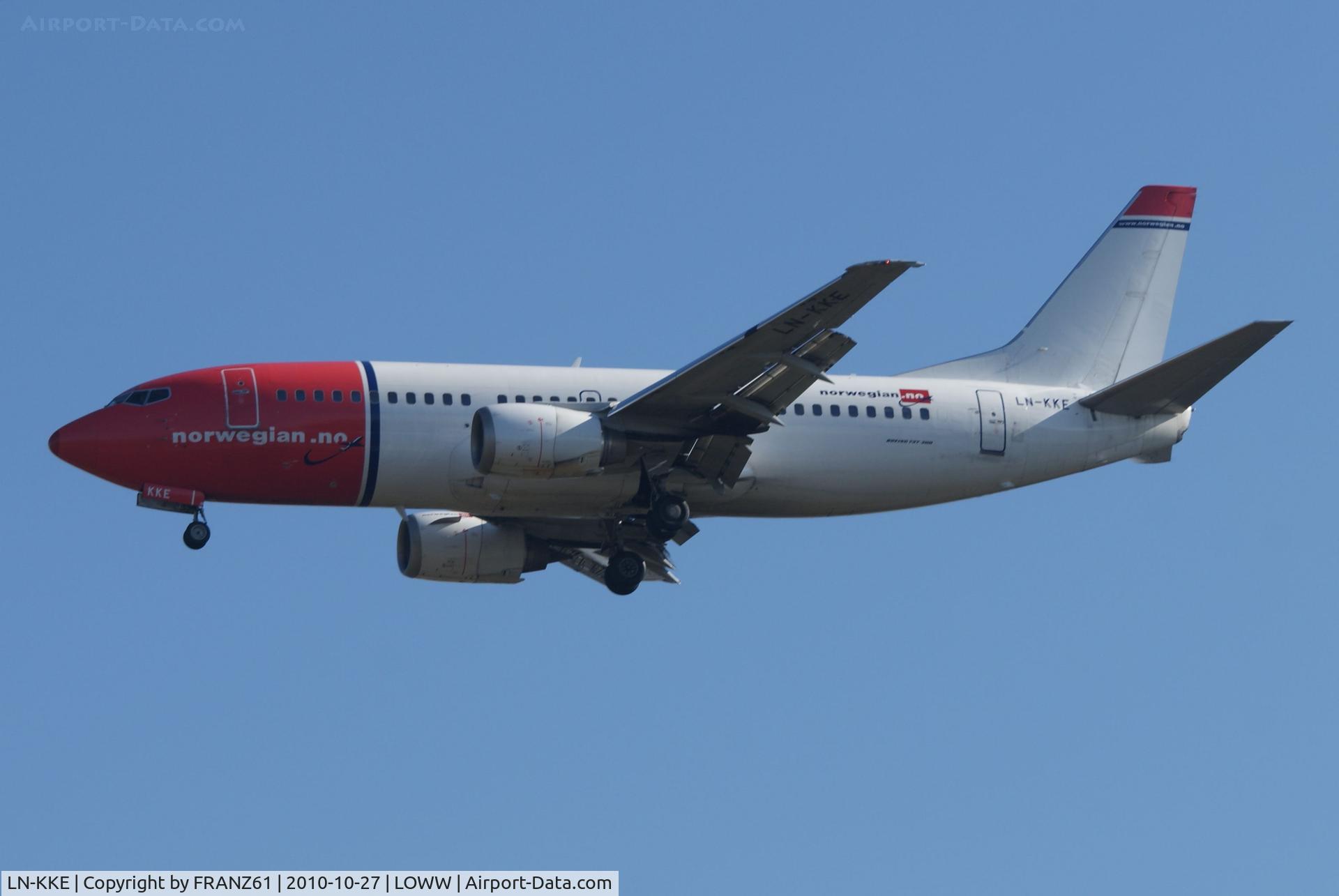 LN-KKE, 1994 Boeing 737-33A C/N 27285, Norwegian Air Shuttle