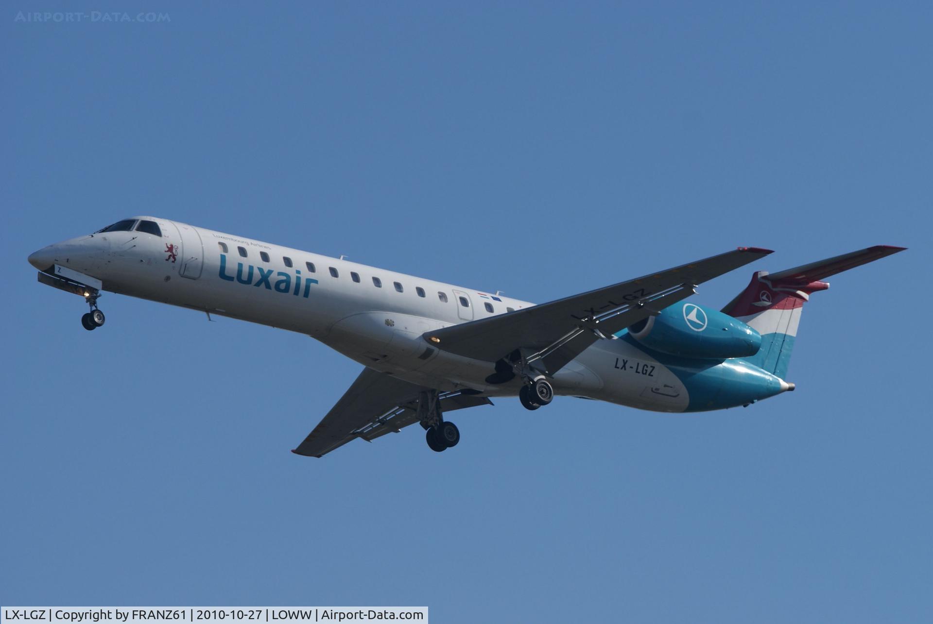 LX-LGZ, 2000 Embraer EMB-145LU (ERJ-145LU) C/N 145258, Luxair