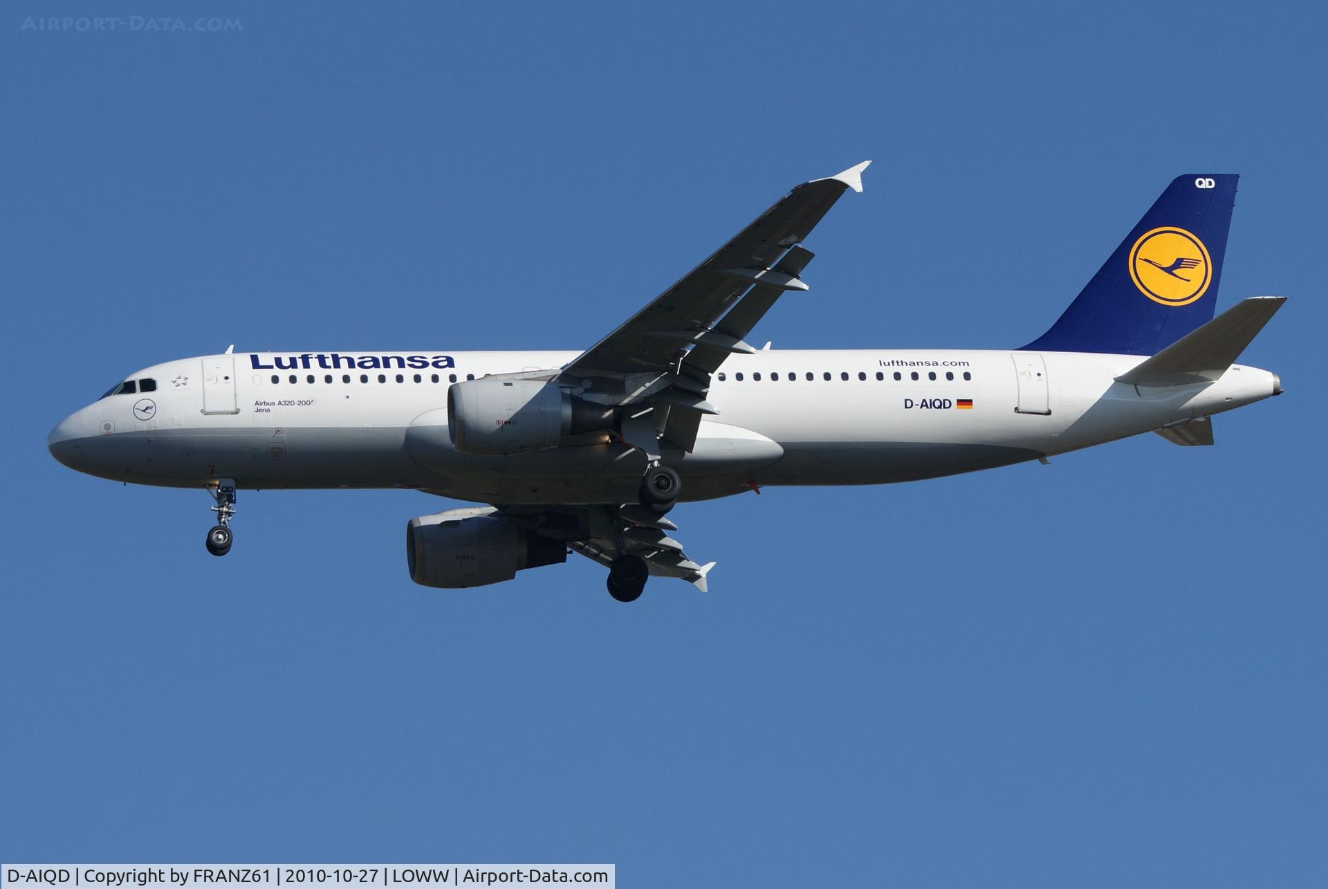 D-AIQD, 1991 Airbus A320-211 C/N 0202, Lufthansa