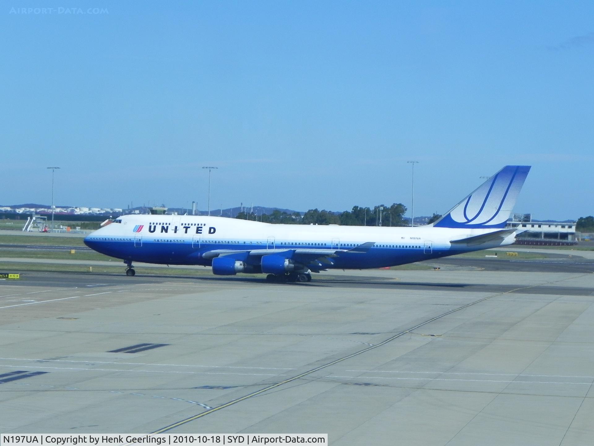 N197UA, 1997 Boeing 747-422 C/N 26901, Departure to the US