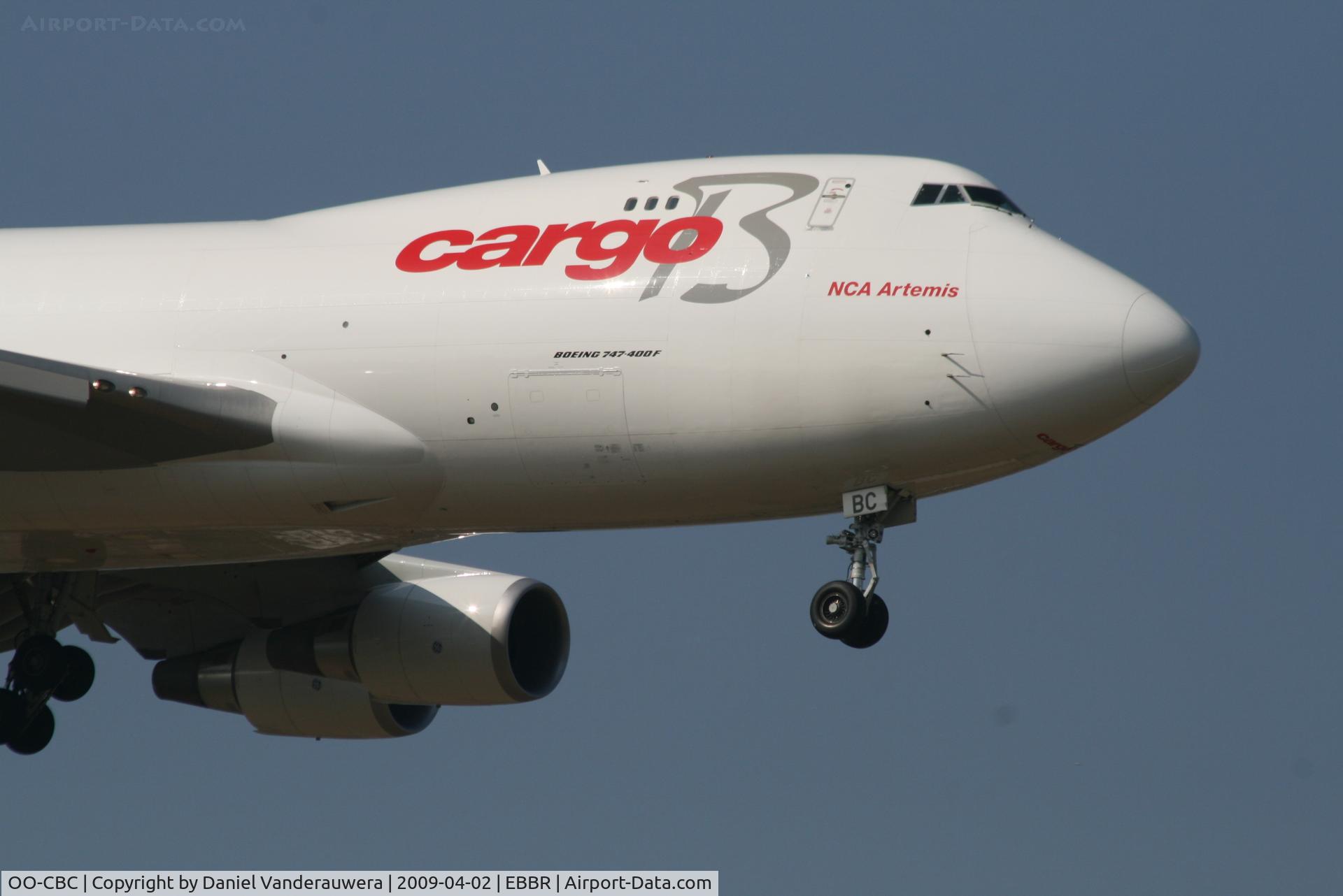 OO-CBC, 2008 Boeing 747-4KZF (SCD) C/N 36784, Arrival to RWY 02
