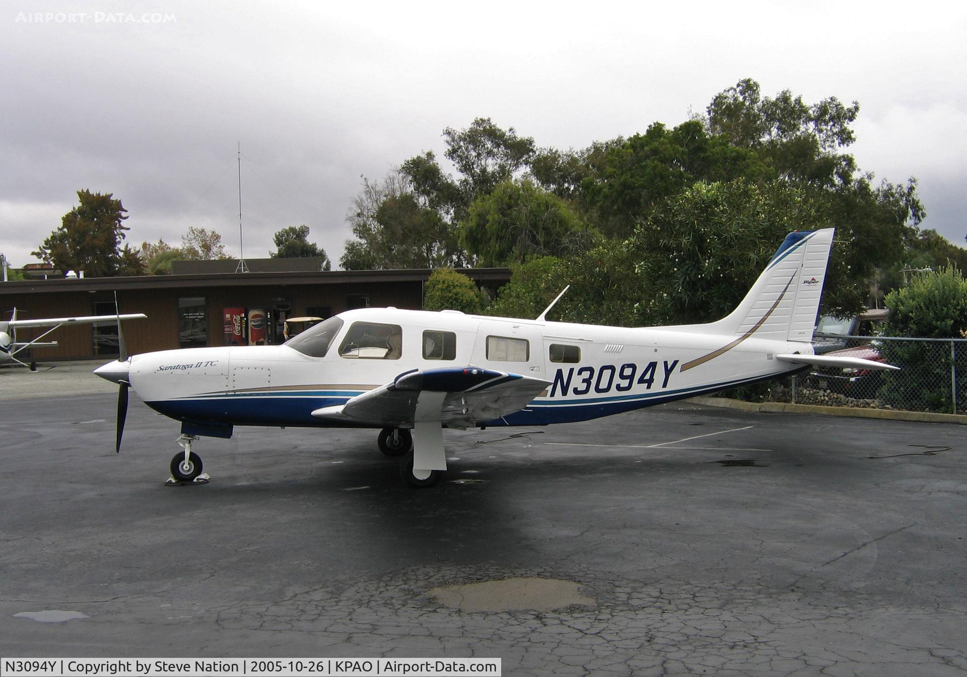 N3094Y, 2005 Piper PA-32R-301T Turbo Saratoga C/N 3257389, Piper PA-32R-0301T @ Palo Alto, CA