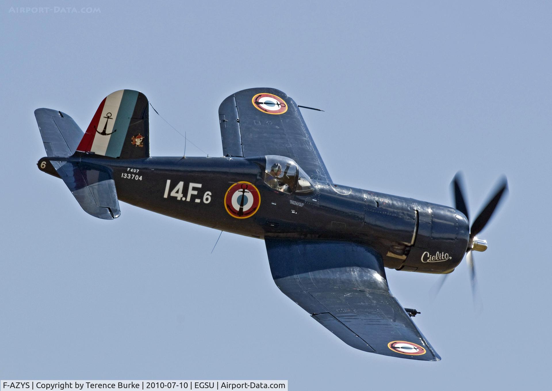 F-AZYS, Vought F4U-5N Corsair C/N Not found (Bu124541), Flying Legends Duxford 2010