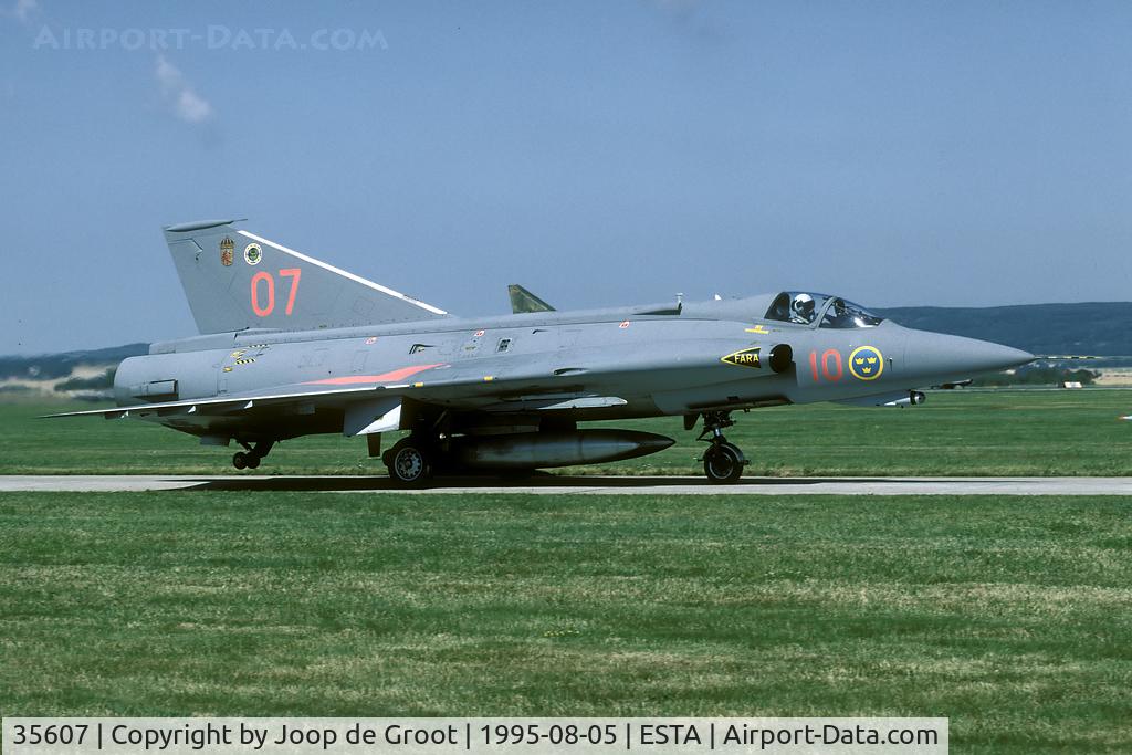 35607, Saab J-35F Draken C/N 35-607, Angelholm open house 1995