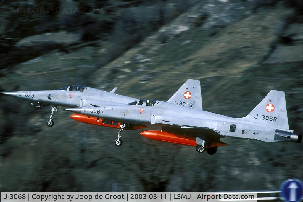 J-3068, Northrop F-5E Tiger II C/N L.1068, Last Turtmann Wiederholungskurs in 2003