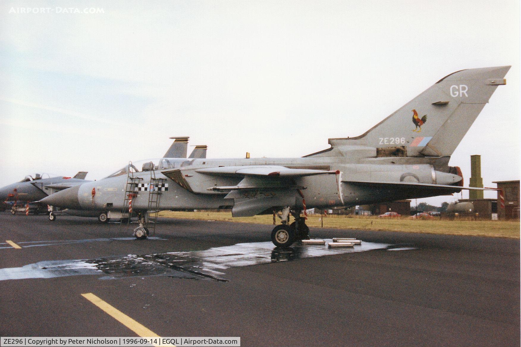 ZE296, 1987 Panavia Tornado F.3 C/N AT024/636/3285, Tornado F.3 of 43 Squadron on display at the 1996 RAF Leuchars Airshow.
