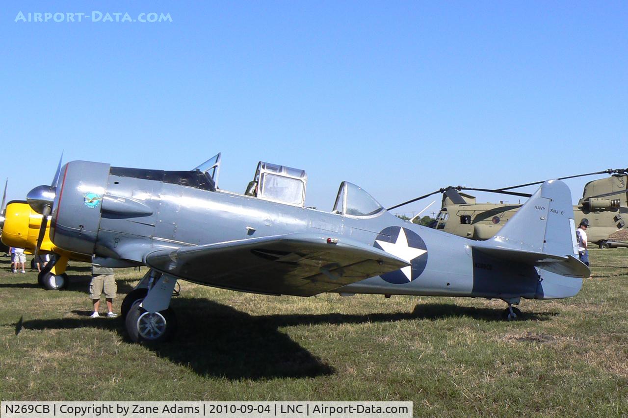 N269CB, 1945 North American SNJ-6 Texan C/N 121-43172, At Lancaster Municipal - Warbirds on Parade Fly-in.